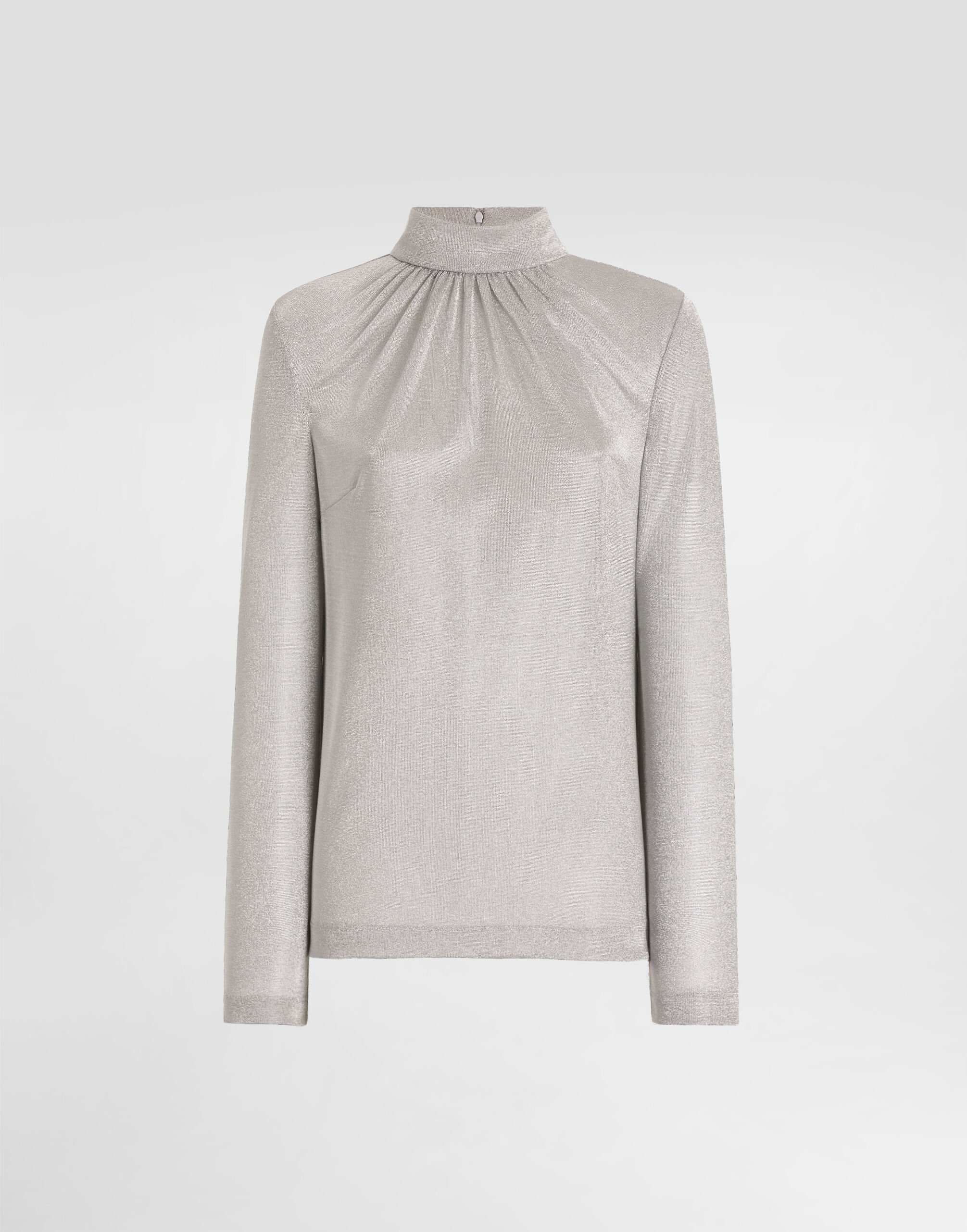 Dolce & Gabbana シルバー 長袖シャツ レディースシャツ、トップス＆ブラウス | ドルチェ＆ガッバーナ®