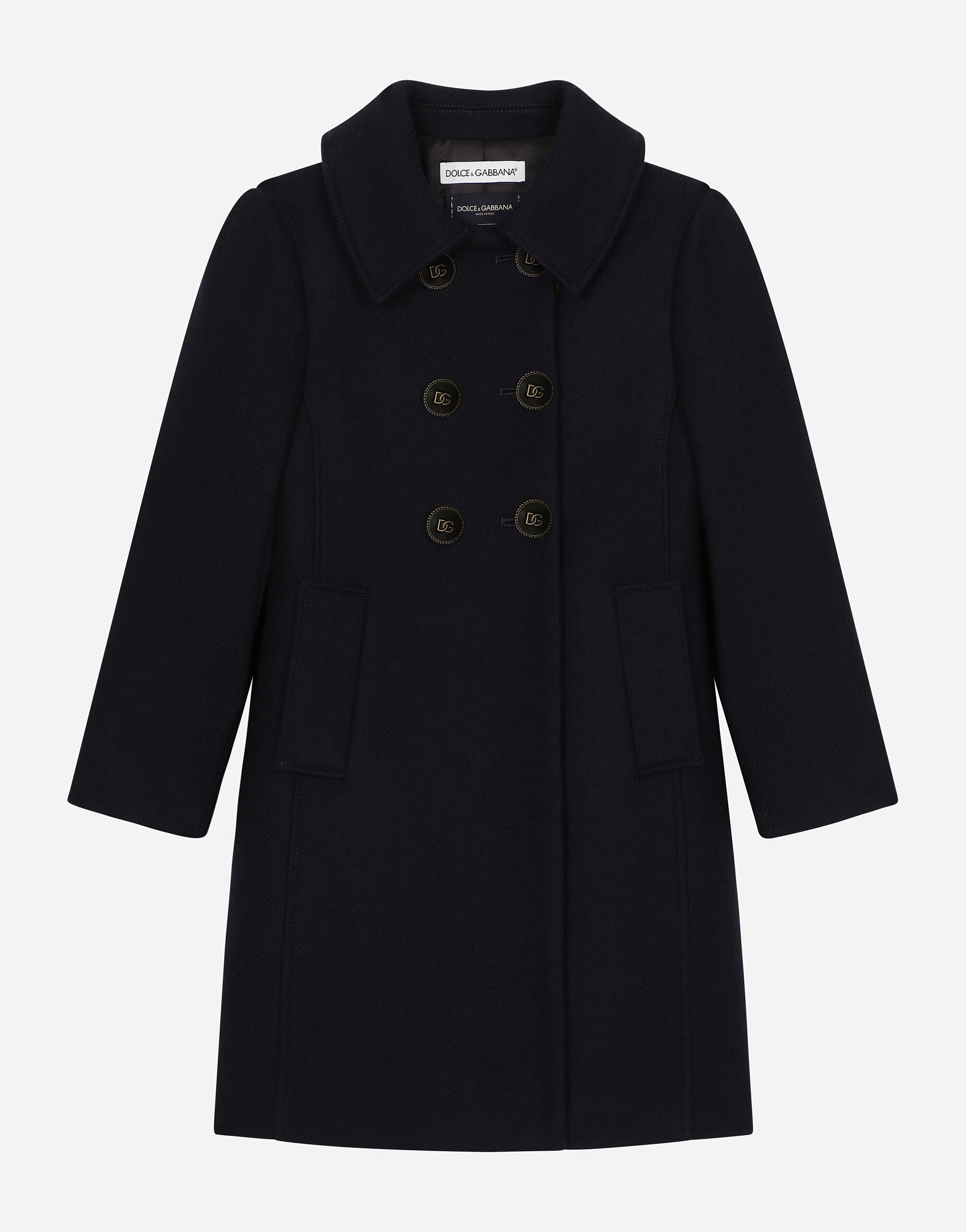 子供服 茹でれ Dolce & Gabbana ウールコート 黒 100cm 4歳