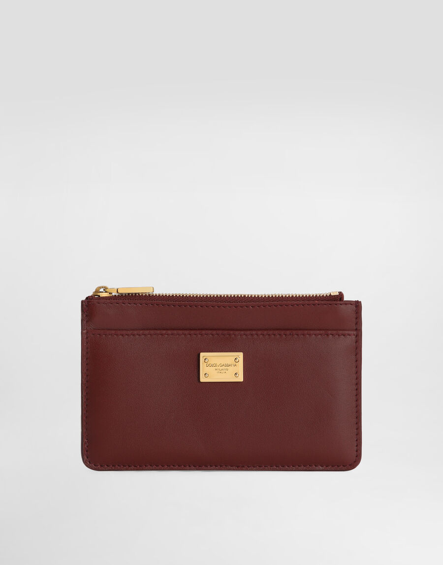 Plongé calfskin card holder