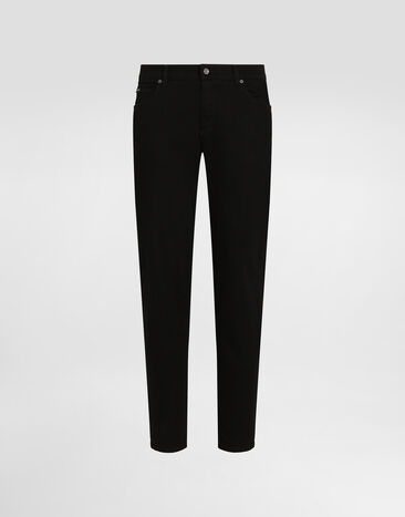 Dolce & Gabbana Regular-fit black wash stretch jeans Multicolor G5JC8DG8GW6