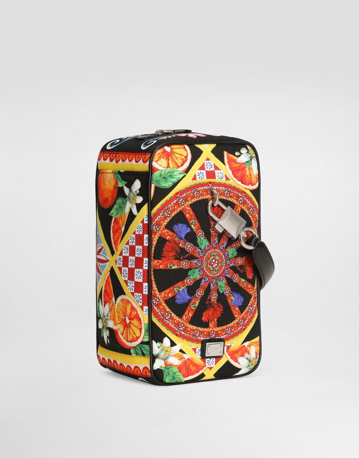 Dolce & Gabbana Lock handbag in printed canvas Dolce & Gabbana Lock handbag in printed canvas Multicolor BM2449A0926