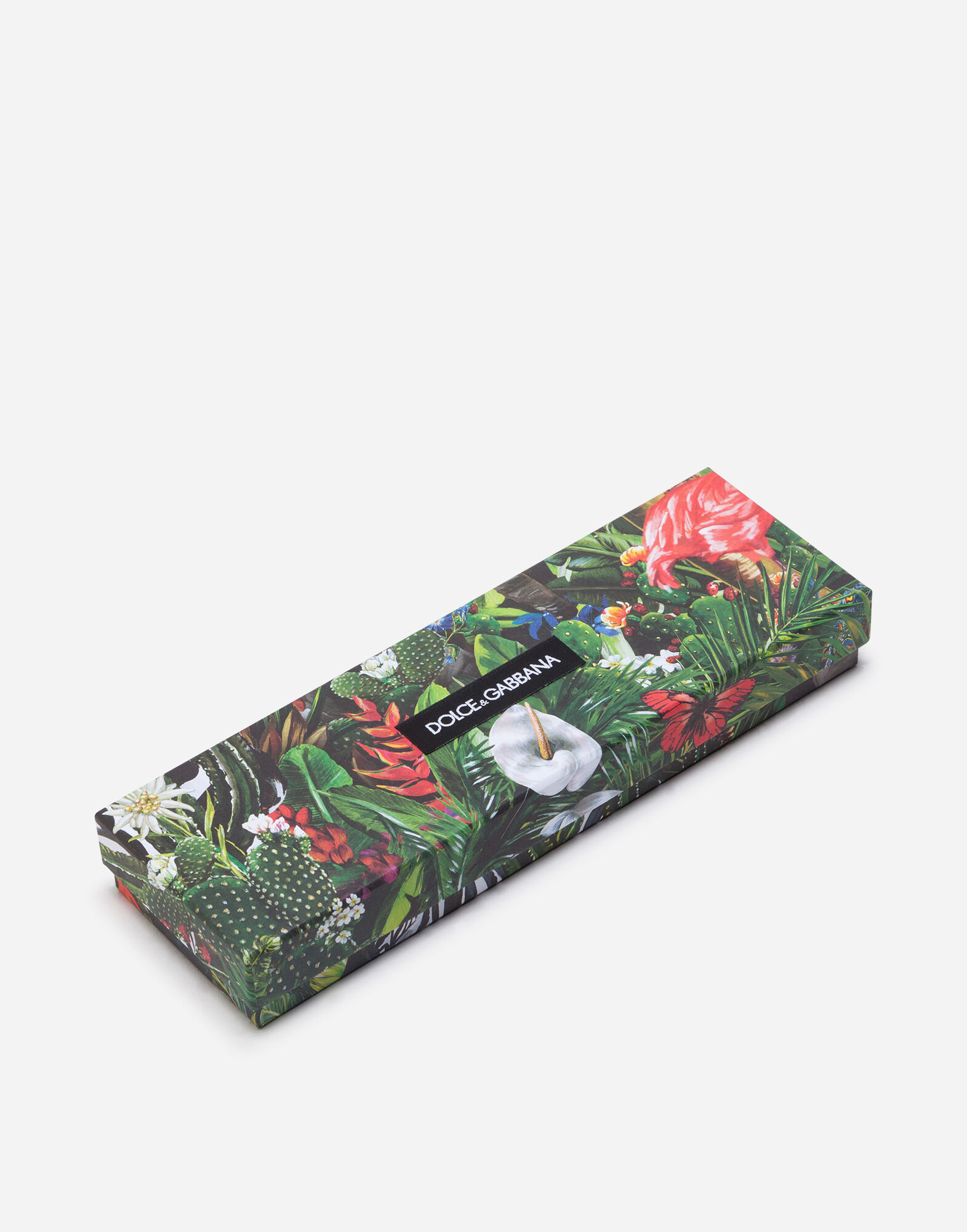 【関税＆送料込み】Dolce & Gabbana Twill Bandeau TWILL BANDEAU WITH MAIOLICA AND ORCHID PRINT