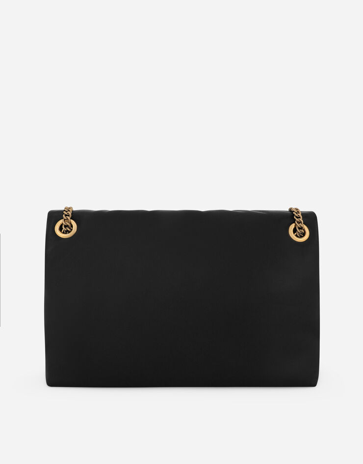 Dolce&Gabbana حقيبة كتف سوفت ديفوشن كبيرة أسود BB7540AF984