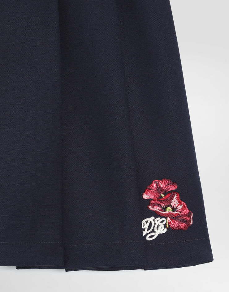 Dolce & Gabbana Wool crêpe culottes Blue L53Q57HU2CB