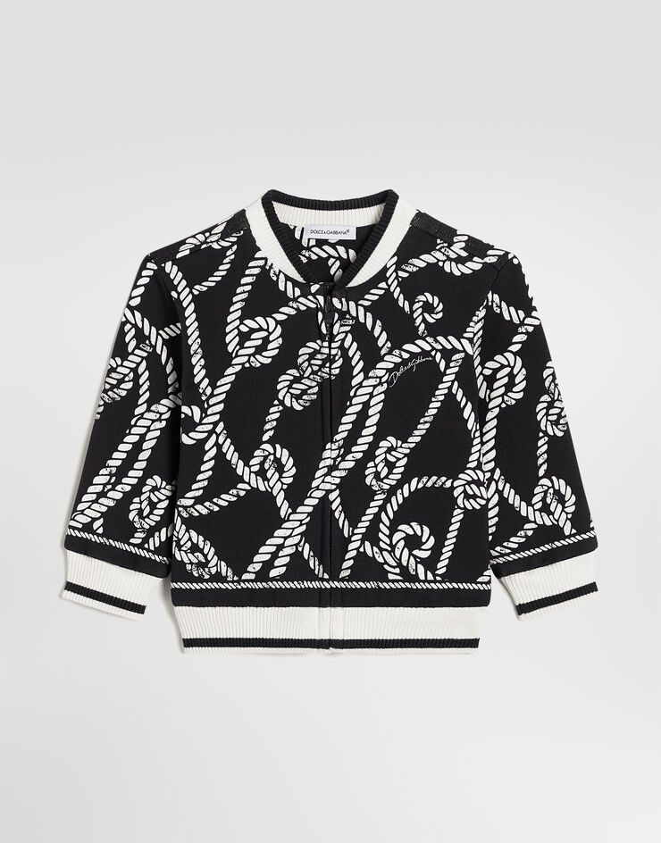 Dolce & Gabbana Marina-print jersey sweatshirt Dolce & Gabbana Marina-print jersey sweatshirt Multicolor L1JWOHII7LO