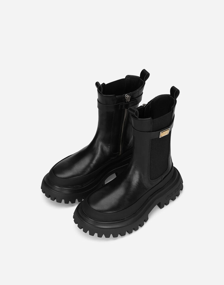 Dolce&Gabbana Calfskin ankle boots Black D11221AW576