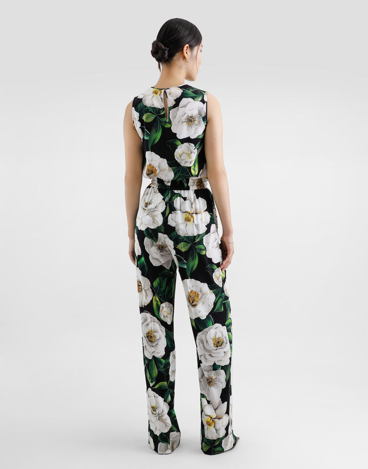 Dolce & Gabbana Wool gabardine shorts Print FTC9YTFSA7F