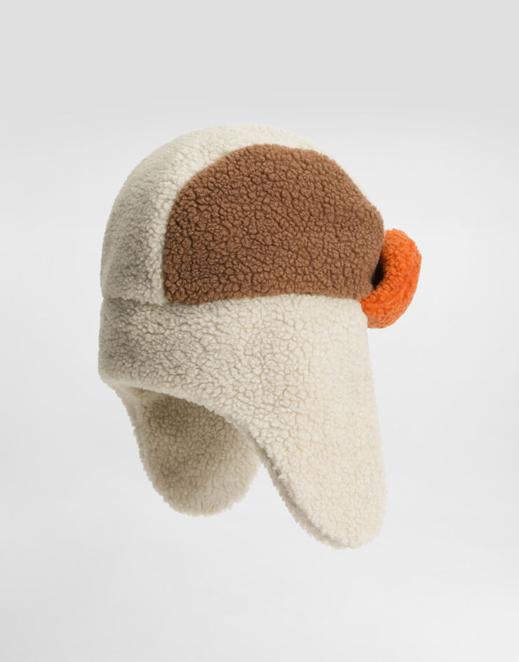 Dolce & Gabbana Fake teddy bear trapper hat Multicolor LB5H69FUS4F