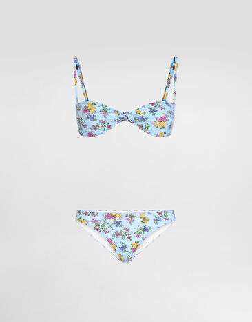 Dolce & Gabbana Small floral-print bikini Multicolor O8A05JON0D2