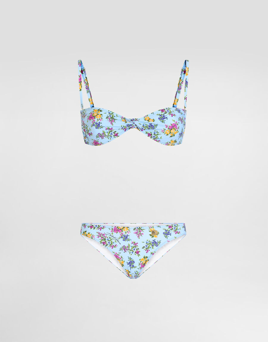 Small floral-print bikini
