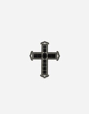 Dolce & Gabbana KIM DOLCE&GABBANA Cross ring with rhinestones Black WEQ4S2W1111