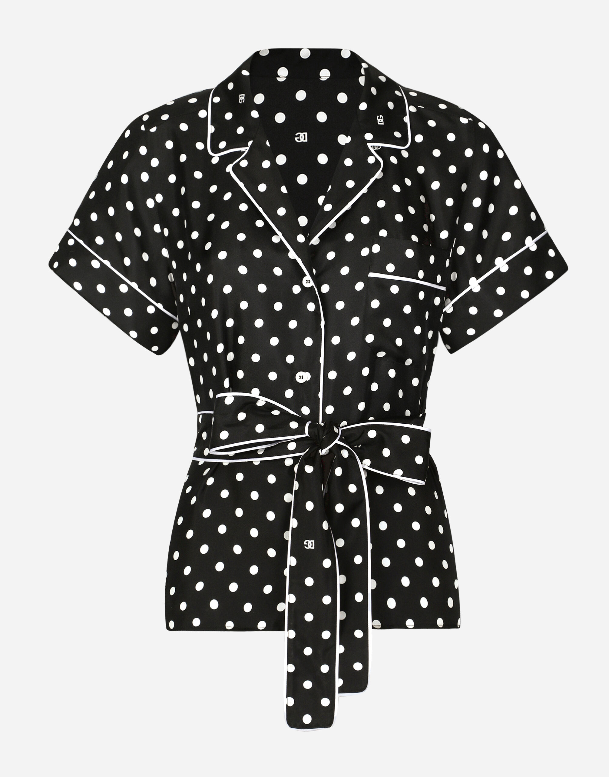 Dolce and gabbana polka dot shirt 2025
