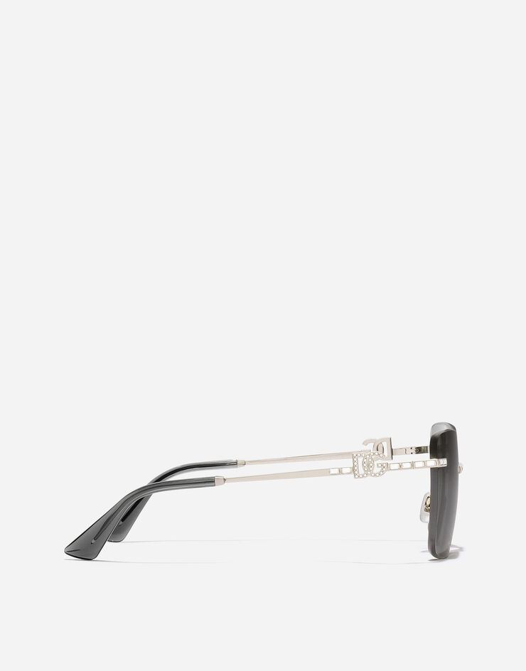 Dolce & Gabbana DG Crystals Sunglasses Dolce & Gabbana DG Crystals Sunglasses Silver VG2332VM588