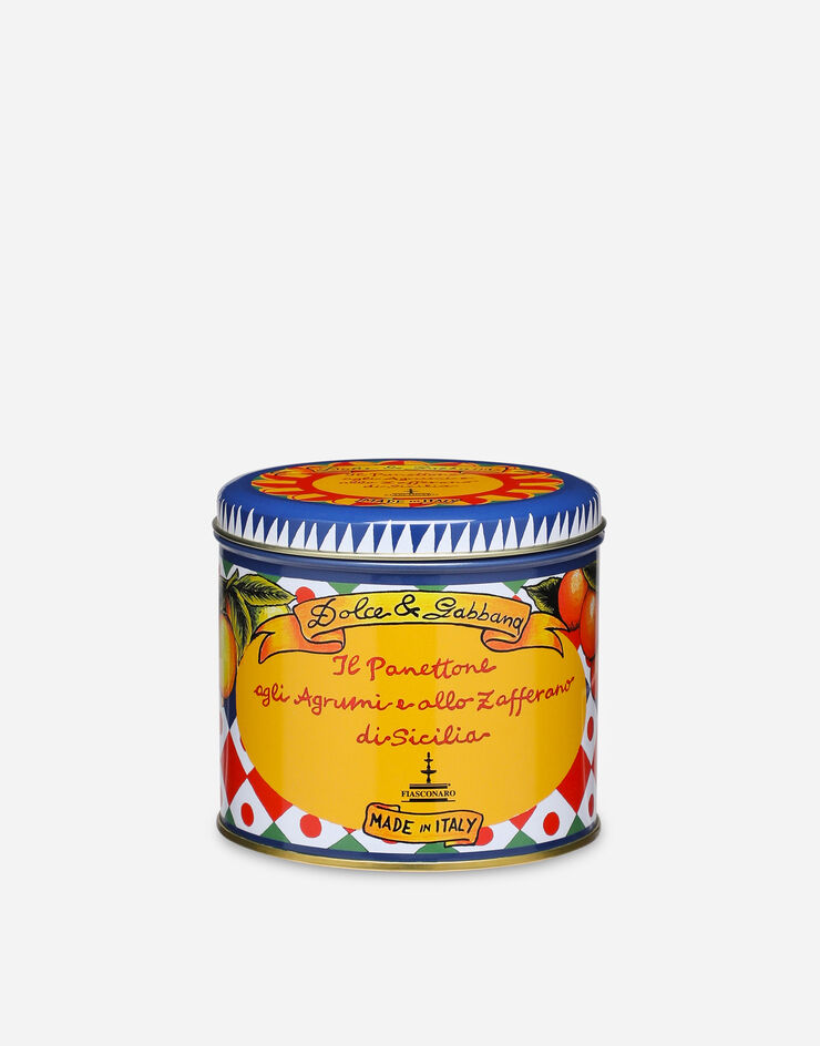 Dolce & Gabbana PANETTONE AGLI AGRUMI E ALLO ZAFFERANO DI SICILIA Panettone with Sicilian Citrus fruits and Saffron Multicolore PN0400PSSET