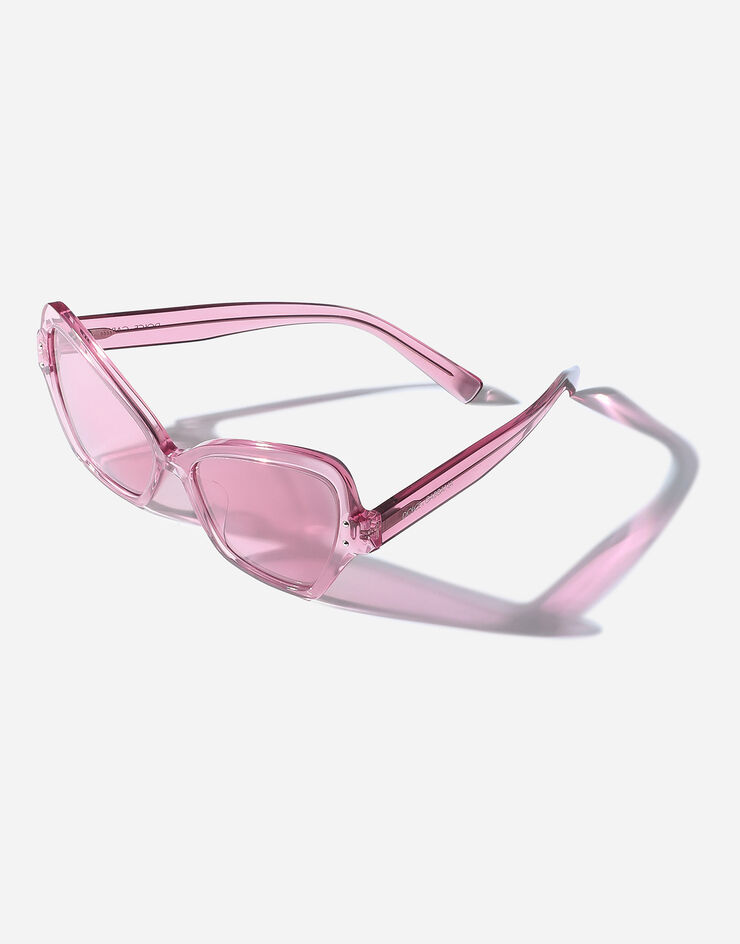 Dolce & Gabbana DG Sharped  sunglasses Transparent pink VG446AVP830