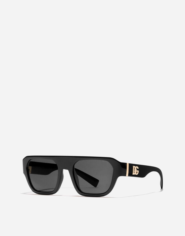 Dolce & Gabbana DG Crossed Sunglasses Dolce & Gabbana DG Crossed Sunglasses Black VG6206VN187