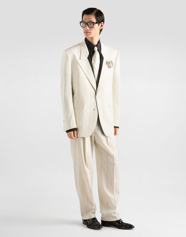 Dolce & Gabbana Pinstripe wool trousers Dolce & Gabbana Pinstripe wool trousers Multicolor GP0N2TFRZAR
