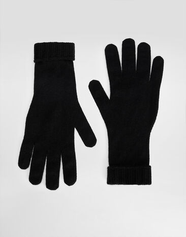 Dolce & Gabbana Guantes de cachemira Negro FX05KZJDVC2