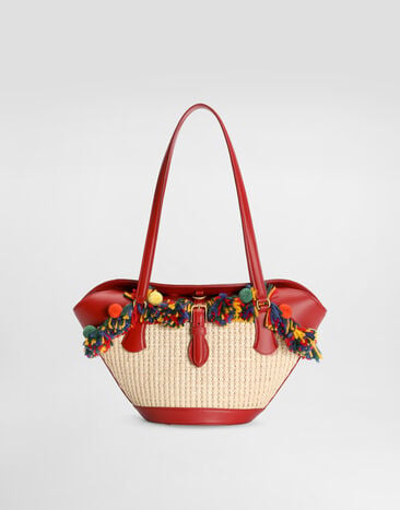 Dolce & Gabbana كوفّا كابري من الرافيا Multicolor BB7815A0419
