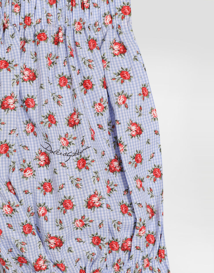 Dolce & Gabbana Small rose-print poplin shorts Dolce & Gabbana Small rose-print poplin shorts Multicolor L23Q54HS5UL