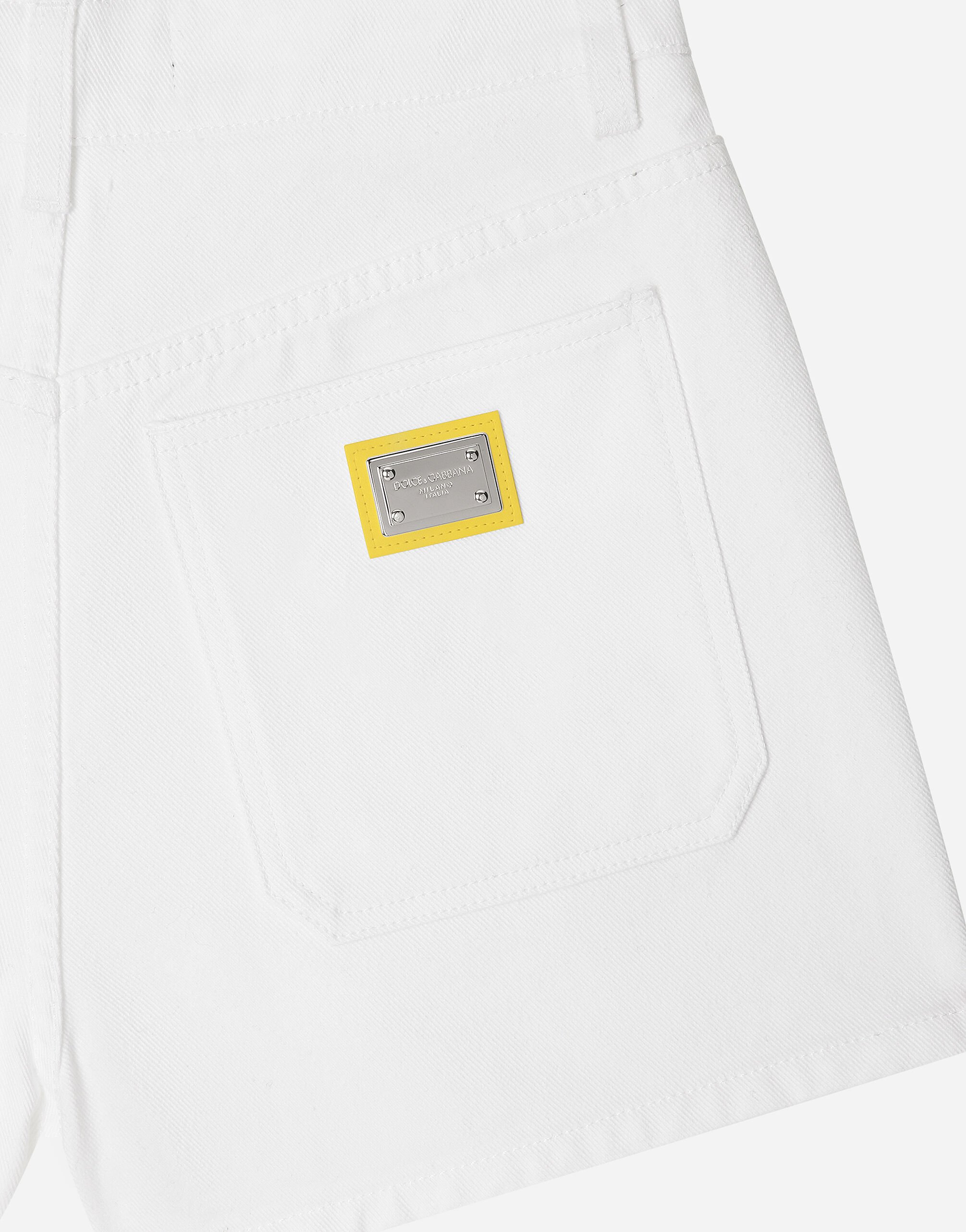 Denim shorts in Multicolor for Women | Dolce&Gabbana® US