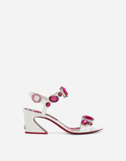 Dolce&Gabbana Patent leather sandals Multicolor CV0065AI412
