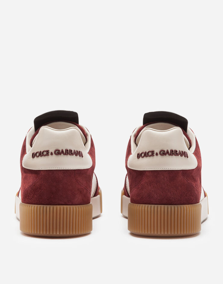 Dolce & Gabbana Miami sneakers in calfskin nappa and split-grain leather Multicolore CS1648AA336
