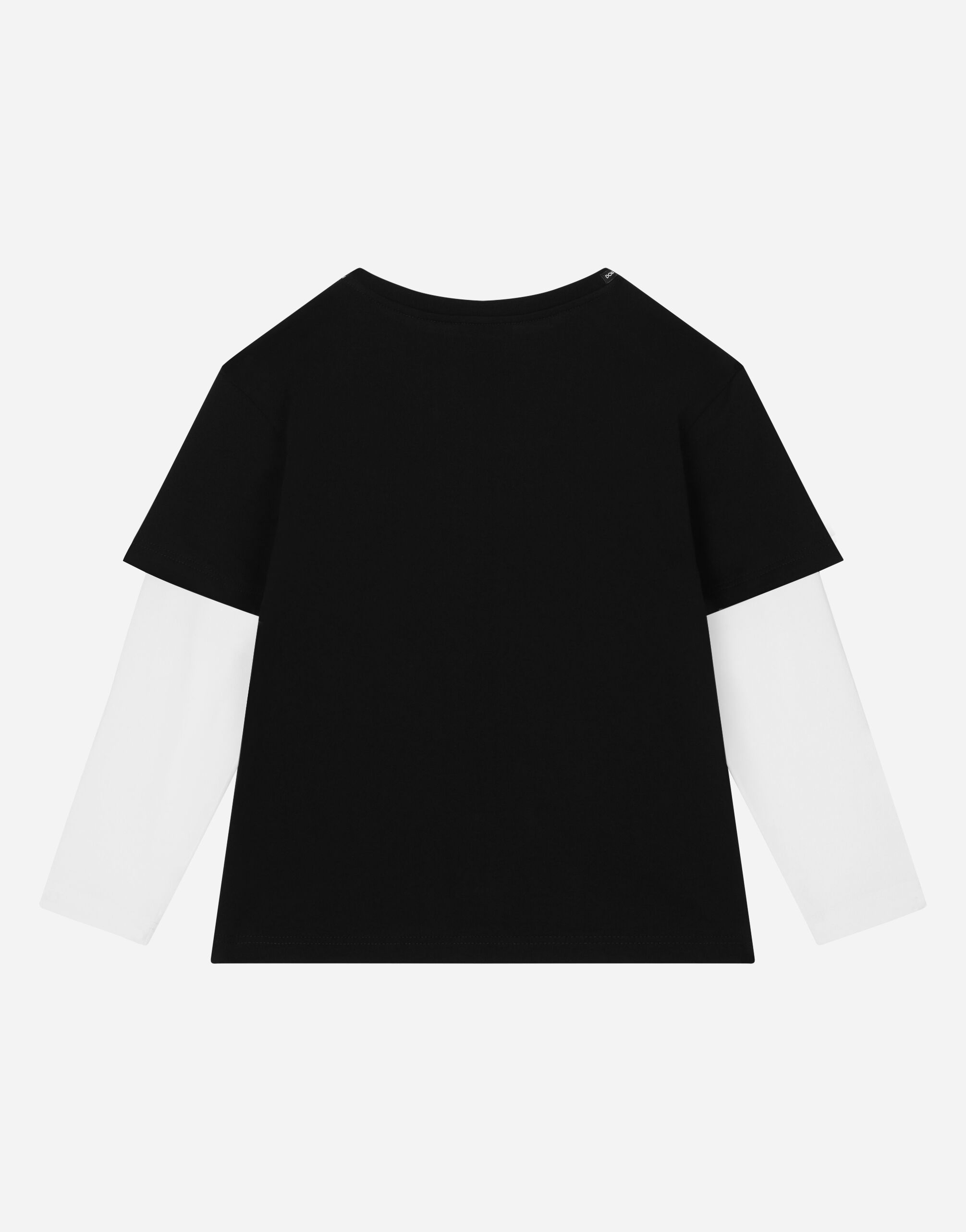マルチカラーのボーイズ Tシャツ ロングスリーブ ジャージー