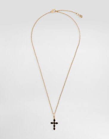 Dolce & Gabbana Collar de cadena fina con cruz Dorado WNQ4S3W1111