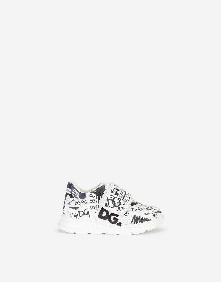 Dolce & Gabbana Nappa leather Daymaster sneakers with graffiti print Multicolore DN0145AO936