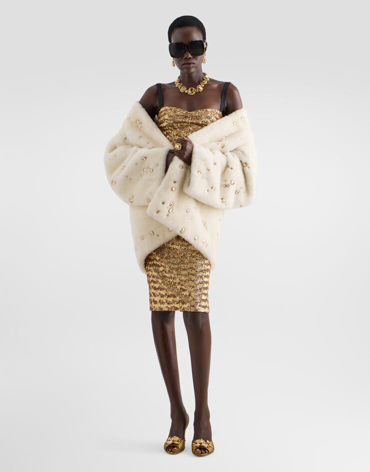 Dolce & Gabbana Sequin dress Dolce & Gabbana Sequin dress Gold F621YTFLM7Q