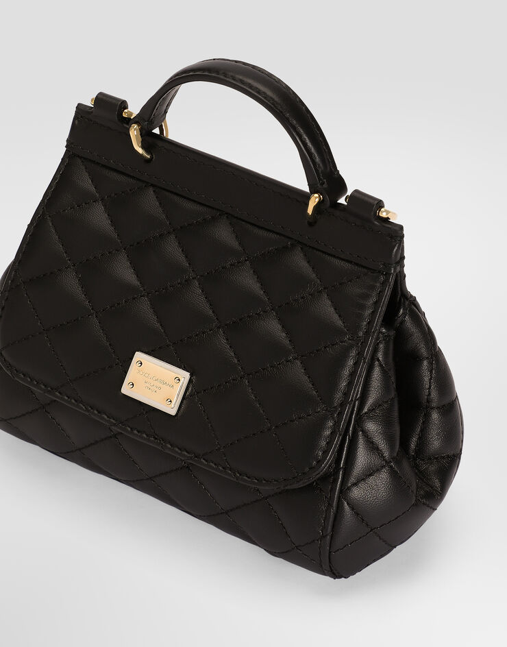 Dolce & Gabbana 手袋 Sicily 纳帕皮革 Black EB0003A3L70