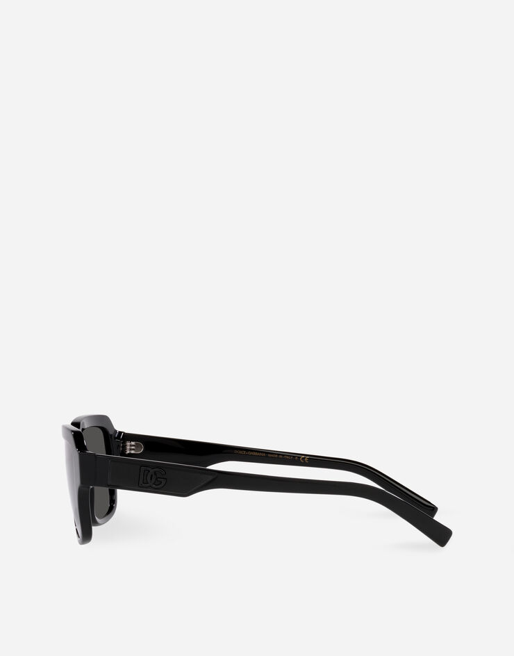 Dolce & Gabbana Солнцезащитные очки DG crossed черный VG440BVP187