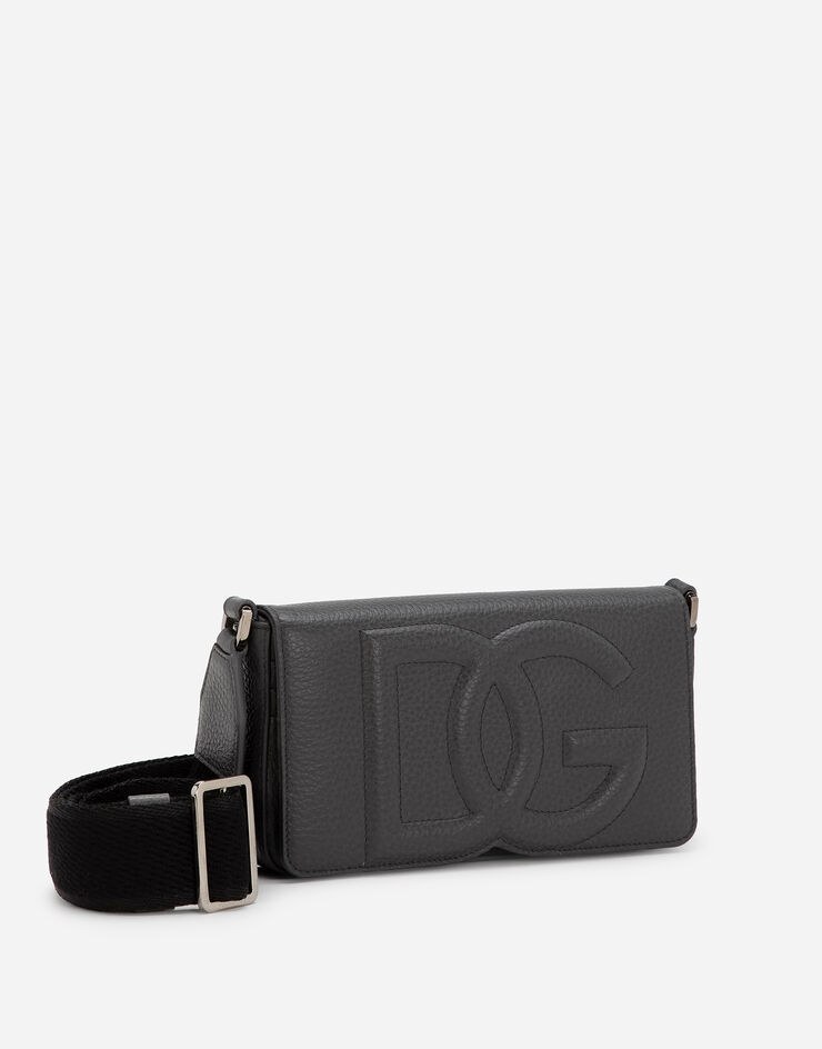 Dolce & Gabbana Deerskin mini bag Grey BP3309A8034