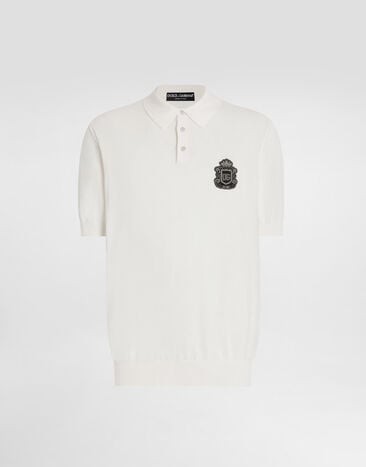 Dolce & Gabbana Cotton polo shirt White GXZ02ZJBCIU