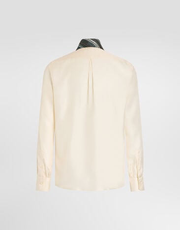 Dolce & Gabbana Silk twill shirt White G5PG8TFU1XB