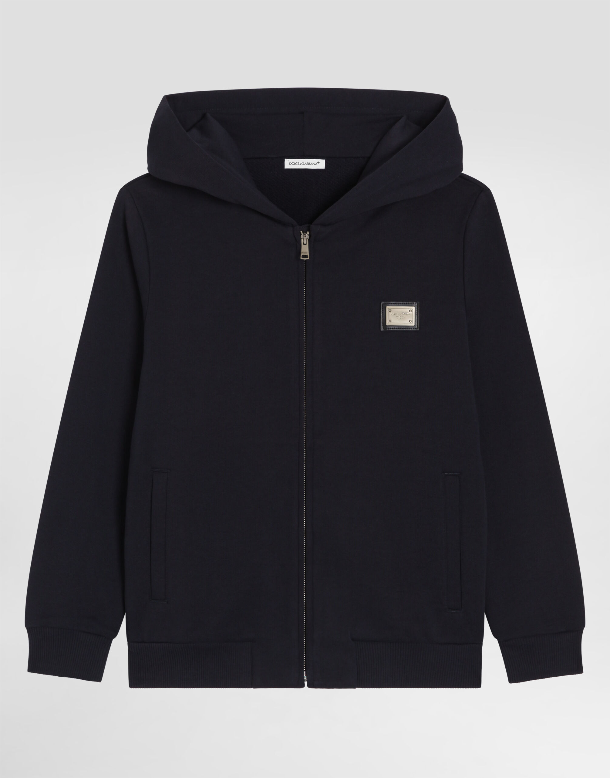 【a1477】DOLCE&GABBANA フルジップ パーカー M 7分袖 CAPPUCCIO CON ZIP in Blue for Boys | Dolce&Gabbana® US