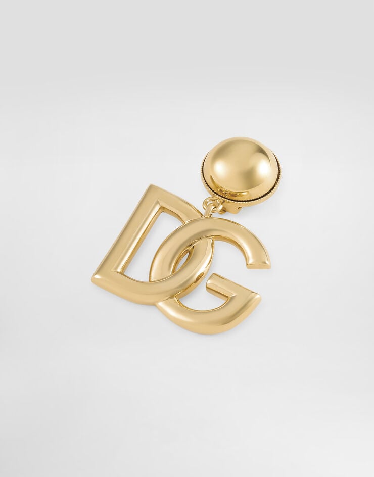 Dolce & Gabbana Clip-on earrings with DG logo Gold WEN6P6W1111