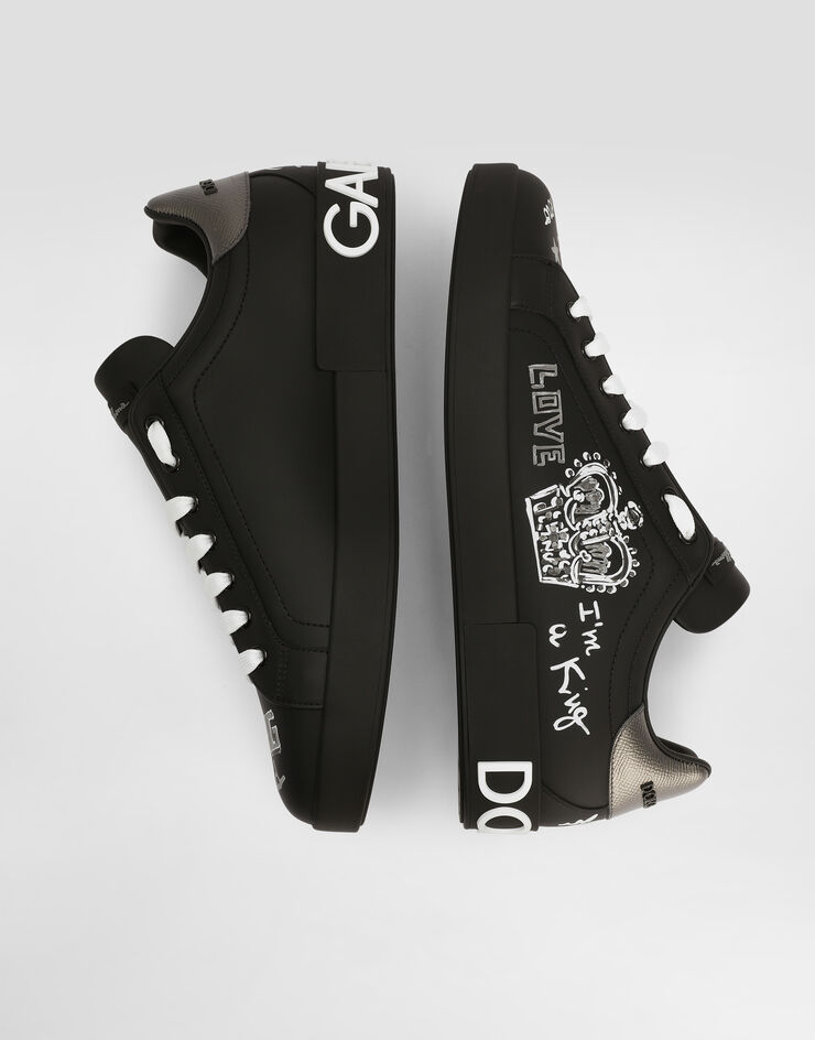 Dolce & Gabbana Calfskin Portofino sneakers Multicolor CS1760AZ268