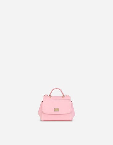 Dolce & Gabbana Patent leather mini Sicily bag Pink EB0249AB018