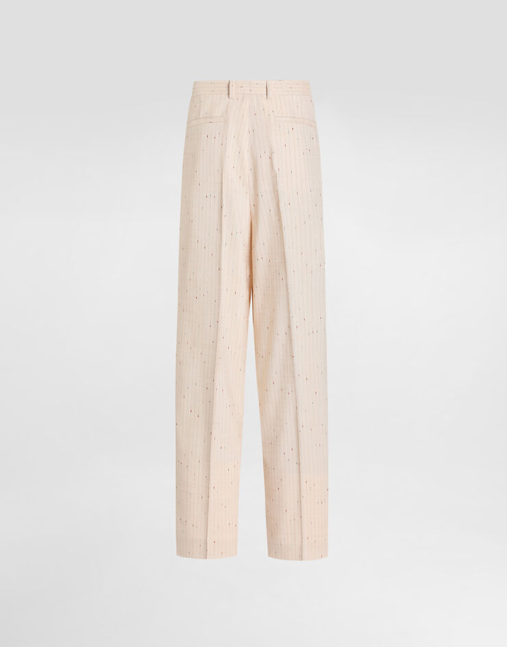 Dolce & Gabbana Pinstriped trousers Multicolor GP20WTFBMFW