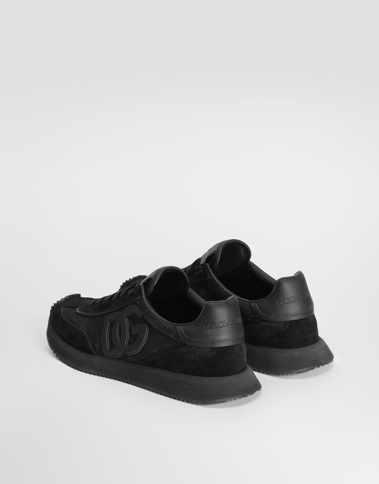 Dolce & Gabbana DG Cushion fabric sneakers Black CK2288A3M04