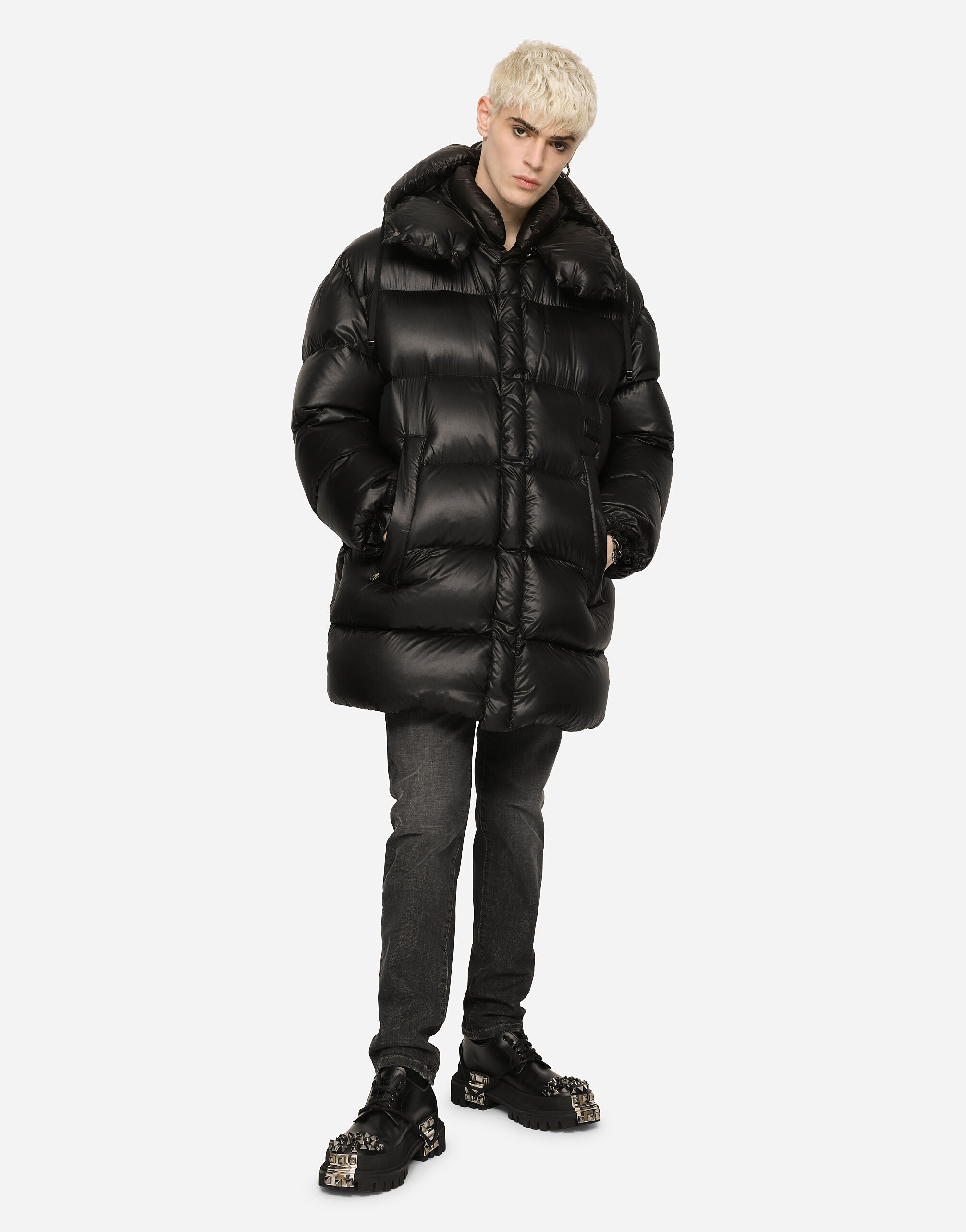 GIUBBOTTO CON ZIP in Black for Men | Dolce&Gabbana®