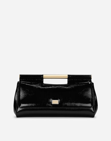 Dolce & Gabbana Large Sicily clutch handbag Black F290XTFU28D