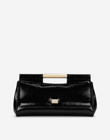 Dolce & Gabbana Henkeltasche Sicily Clutch groß Black BB7611AU803