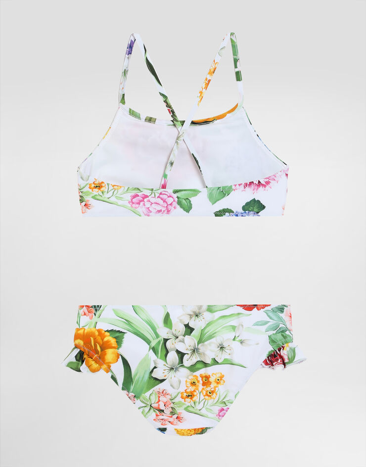 Dolce & Gabbana Bikini con estampado de flores Imprima L5J833ON04R