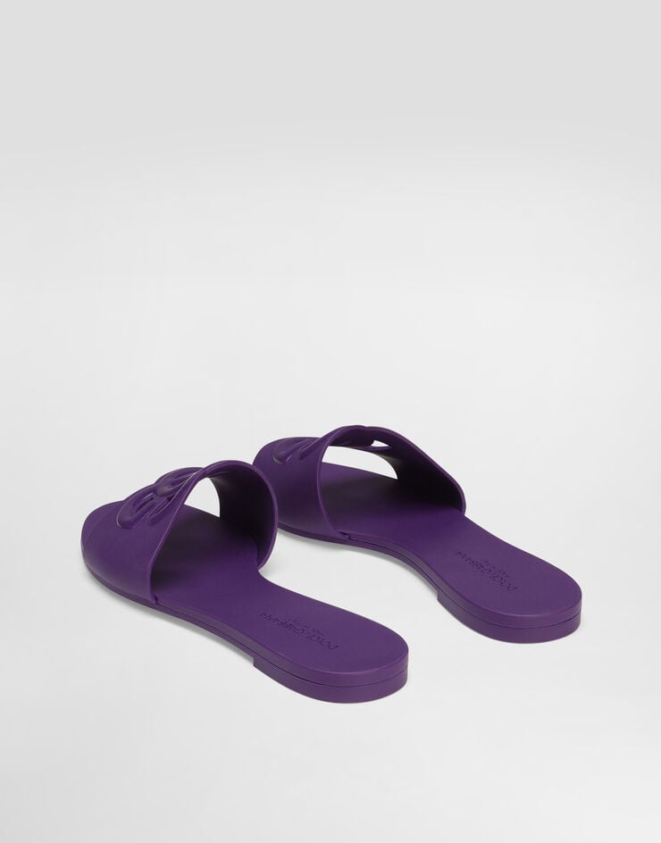 Dolce & Gabbana Rubber slides Purple CW2215AN994