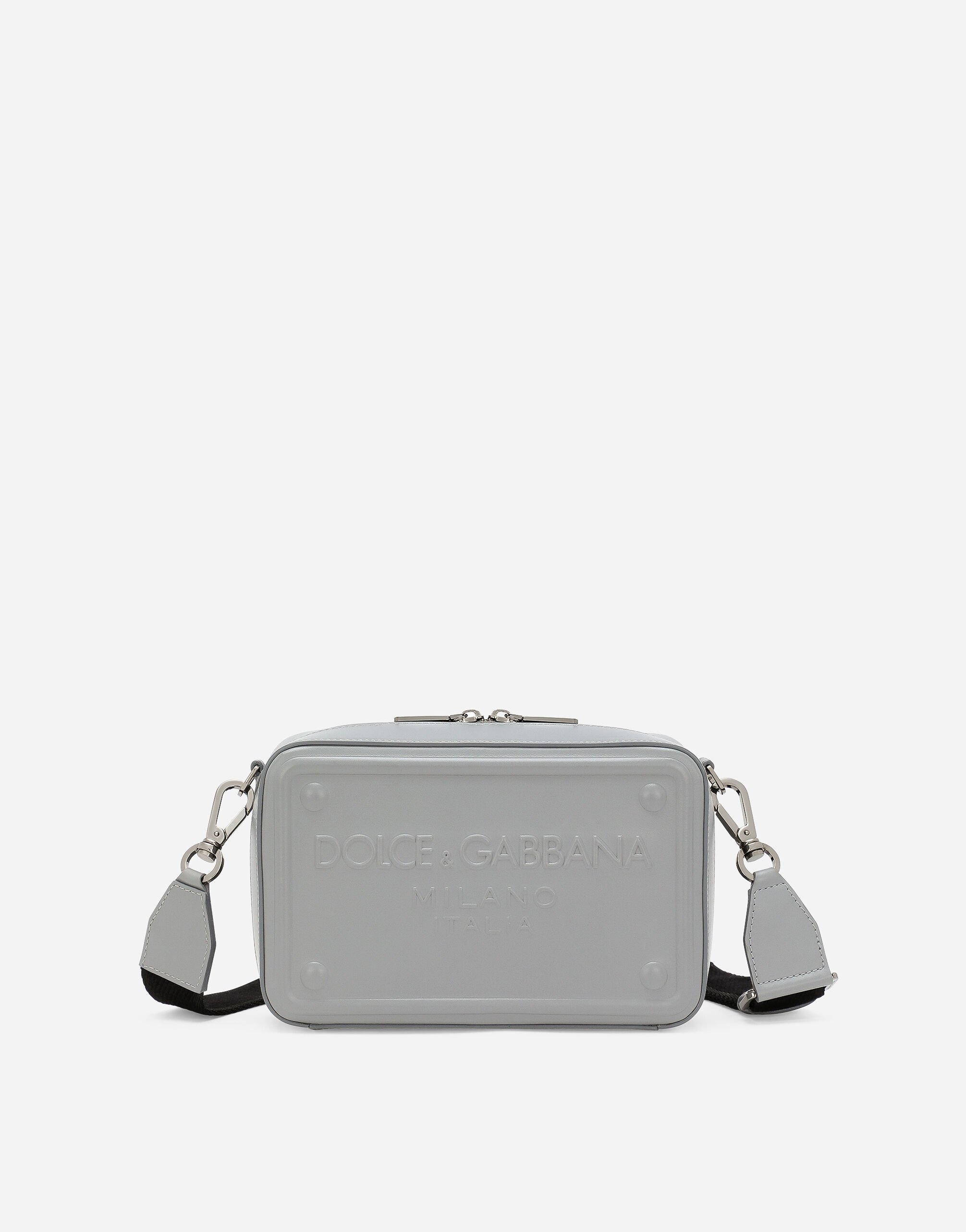 Dolce & Gabbana حقيبة كروس بودي من جلد عجل بني BM3004A1275
