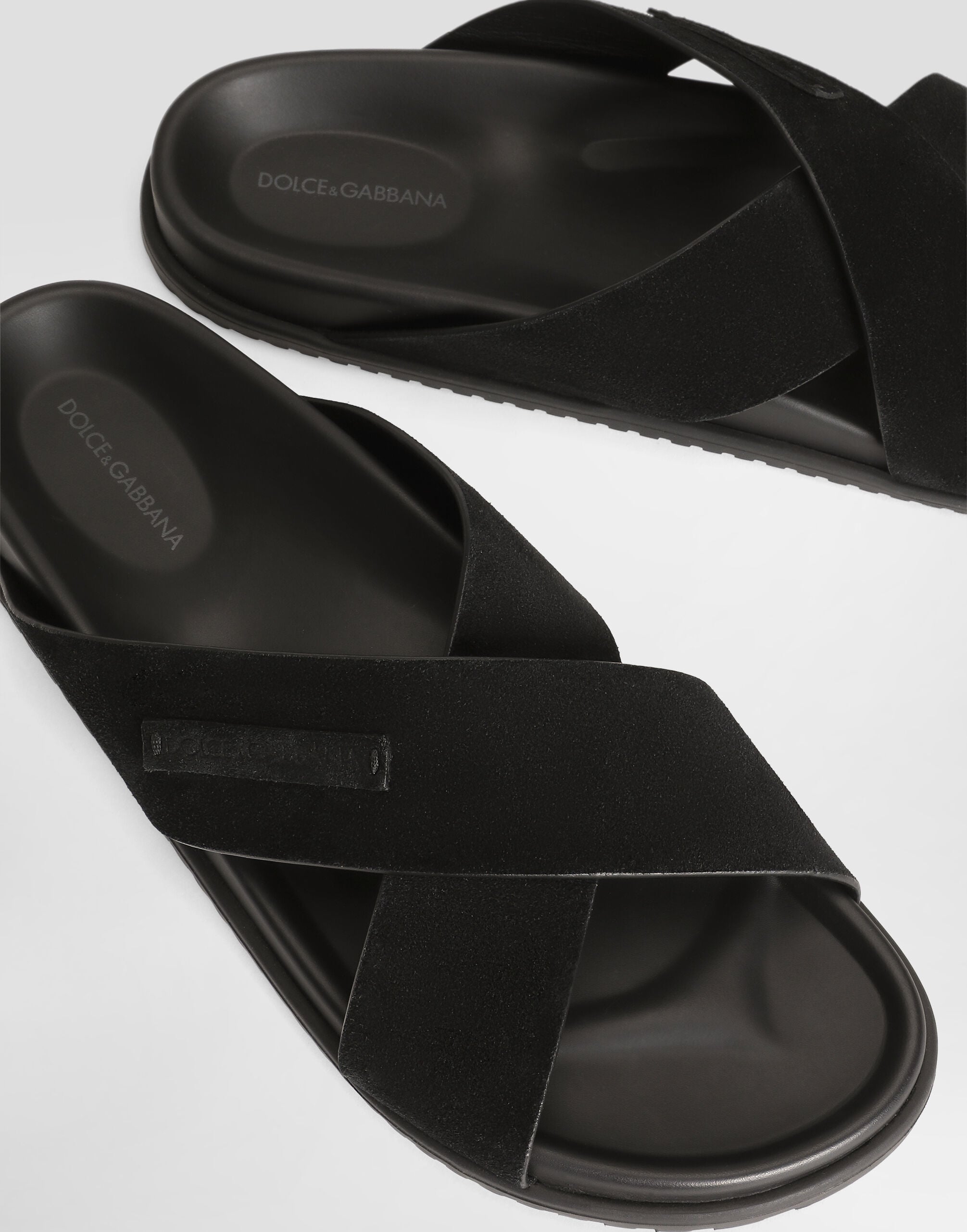 Sandals in split in Black for Men | Dolce&Gabbana® US