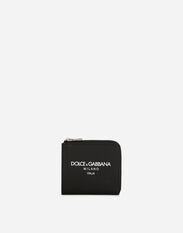 Dolce & Gabbana Calfskin card holder with logo Black GH706ZGH892